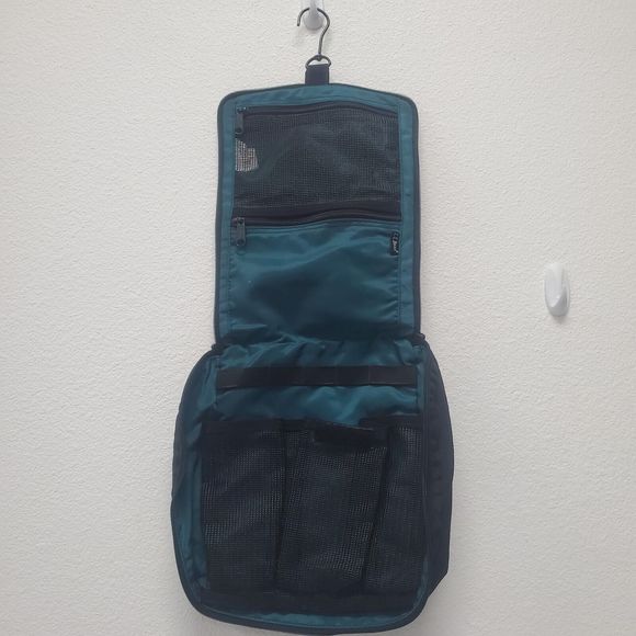 L.L. Bean Bags Vintage Ll Bean Travel Toiletry Hang Bag Black Teal Katahdin Logo Mesh